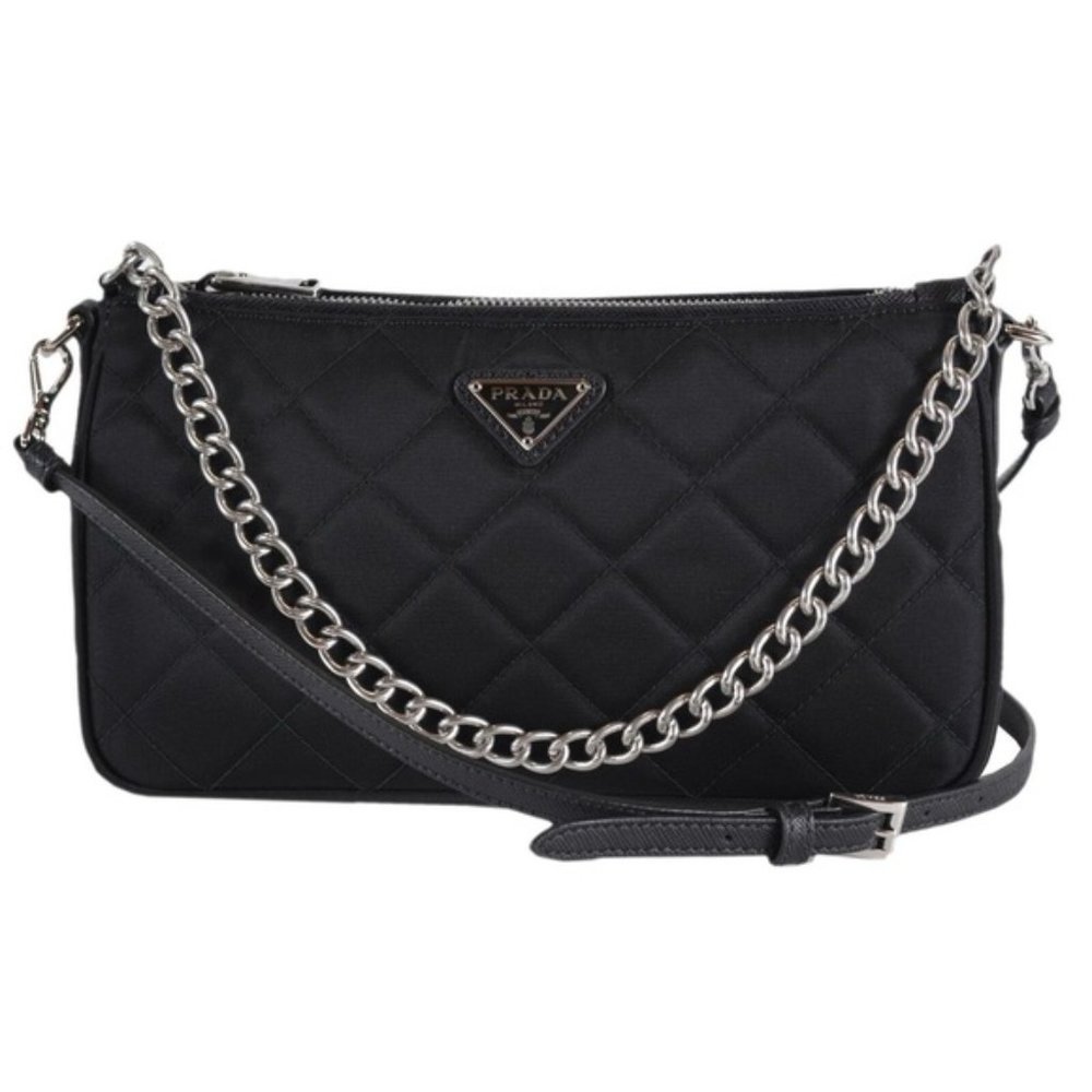 Prada tessuto quilted bag authentic